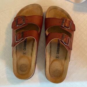 Cushionaire Women's Brown Sandals